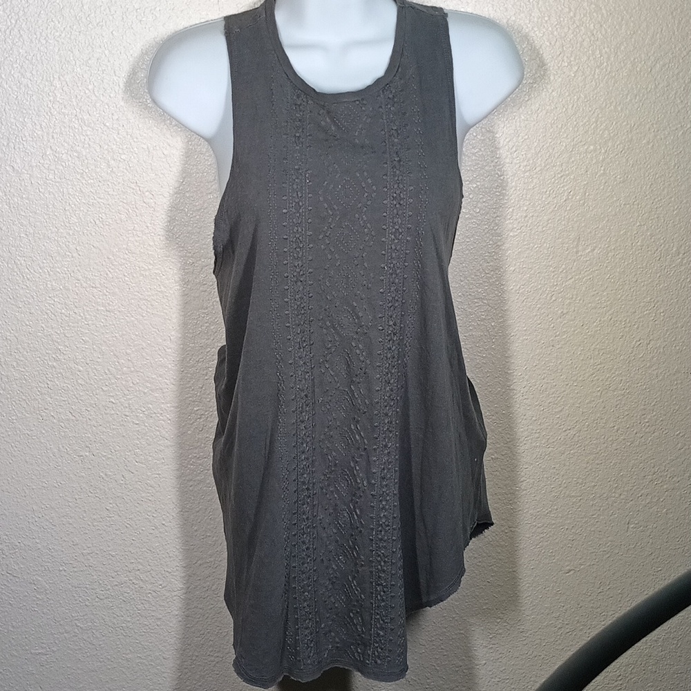 Topshop Embroidered Tank
